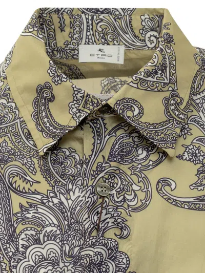 Shop Etro Soho Shirt In Green