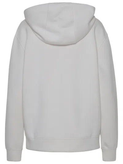 Shop Ferrari Sweatshirt In White Viscose Blend