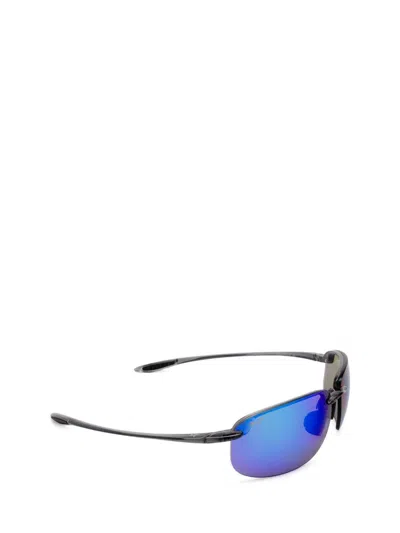 Shop Maui Jim Sunglasses In Translucent Grey