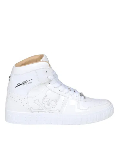 Shop Philipp Plein High Hi Top Sneakers In White