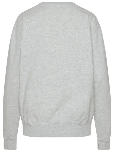 Shop Sporty And Rich Sporty & Rich Cotton Sweatshirt In Grey