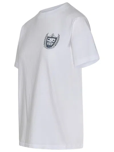 Shop Sporty And Rich Sporty & Rich T-shirt Beverly Hills In White