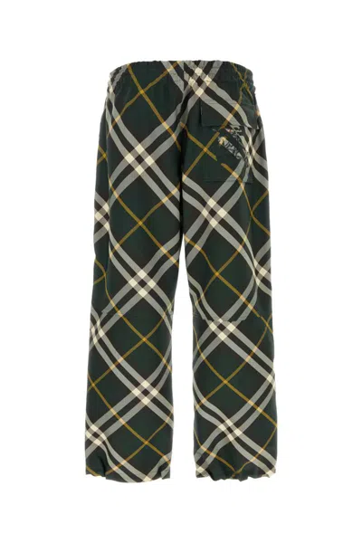 Shop Burberry Pants In Printed