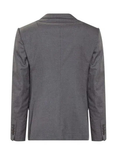 Shop Emporio Armani Two Piece Suit In Grey