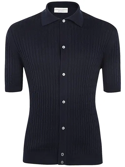 Shop Filippo De Laurentiis Short Sleeves Shirt Clothing In Blue