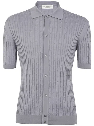 Shop Filippo De Laurentiis Short Sleeves Shirt Clothing In Grey