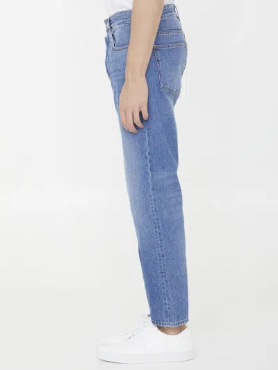 Shop Valentino Jeans With Vlogo Signature In Blue