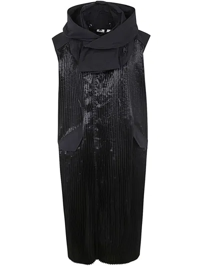 Shop Junya Watanabe X Comme Des Garçons Pleated Gilet Clothing In Black