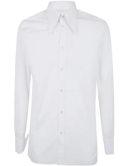 Shop Maison Margiela Long Sleeves Shirt Clothing In White