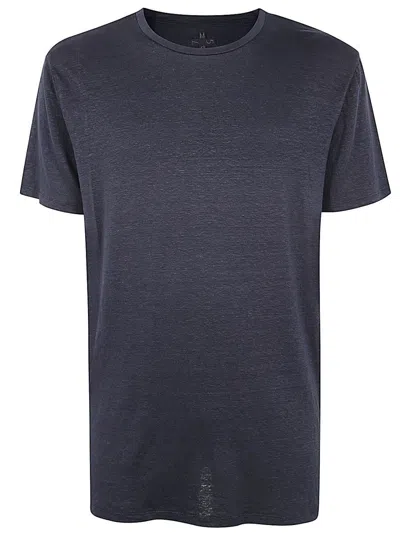 Shop Md75 Linen T-shirt Clothing In Blue