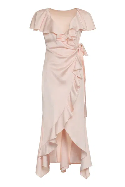 Shop Philosophy Di Lorenzo Serafini Wrap-dress In Pink