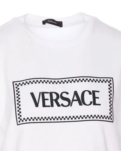 Shop Versace T-shirts And Polos In White