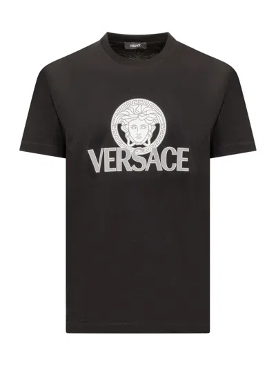 Shop Versace Vesace Medusa T-shirt In Black