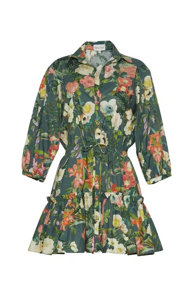 Shop Cara Cara Robin Dress Olive Kingston Floral