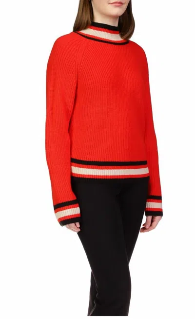 Shop Sanctuary Sporty Stripe Sweater In Red/multi Pattern