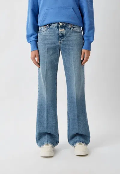 Closed Mid-rise Bootcut Jeans In Blue