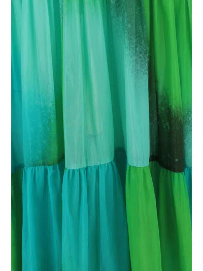 Shop Gianluca Capannolo Dresses In Green Shadows