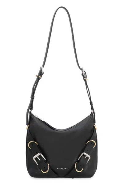 Shop Givenchy Voyou Leather Crossbody Bag In Black