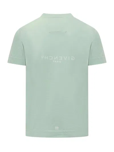 Shop Givenchy T-shirt With Logo In Green