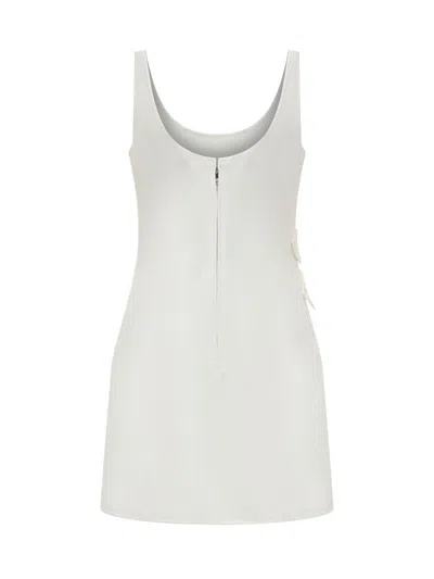 Versace Scoop-neck Minidress In White
