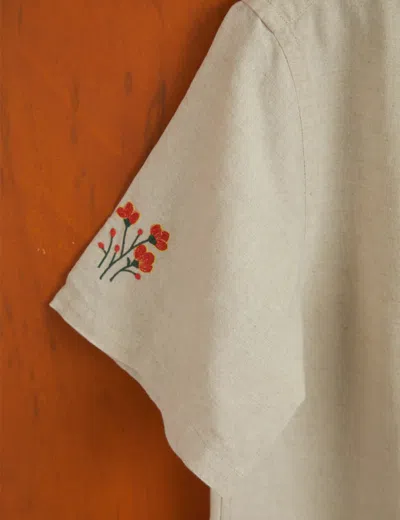 Shop Portuguese Flannel Spring 2 Short Sleeve Shirt In Ecru