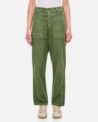 Shop Polo Ralph Lauren Flat Front Military Pants In Green