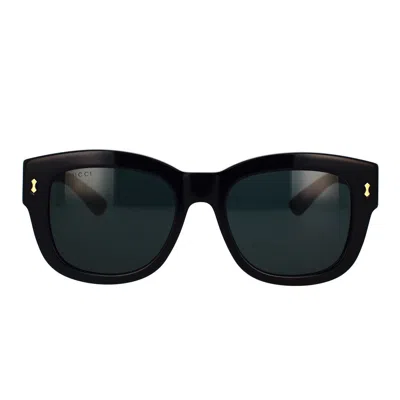 Shop Gucci Sunglasses In Black Black Smoke