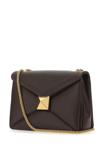 Shop Valentino Garavani Shoulder Bags In Brown