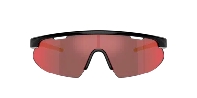 Shop Scuderia Ferrari Unisex Sunglass Fz6004u In Red Gold Mirror