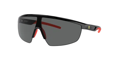 Shop Scuderia Ferrari Unisex Sunglass Fz6005u In Grey