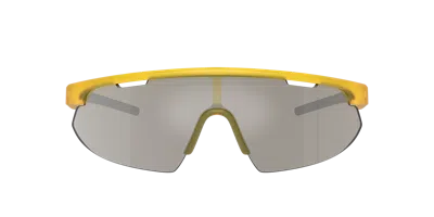 Shop Scuderia Ferrari Unisex Sunglasses Fz6004u In Mirror Silver