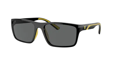 Shop Scuderia Ferrari Man Sunglasses Fz6003u In Grey