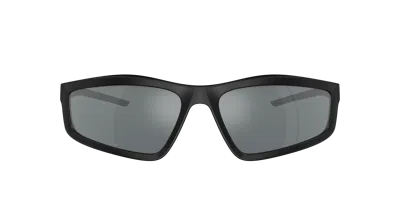 Shop Scuderia Ferrari Man Sunglasses Fz6007u In Grey Mirror Black