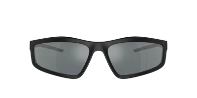 Scuderia Ferrari Man Sunglass Fz6007u In Grey Mirror Black