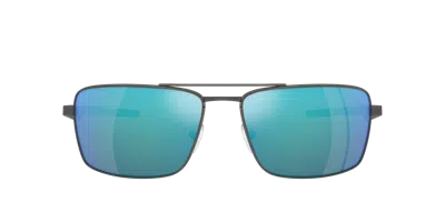 Shop Scuderia Ferrari Man Sunglasses Fz5001 In Mirror Blue Polarized