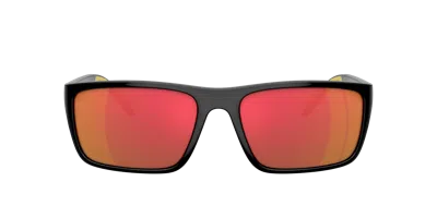 Scuderia Ferrari Man Sunglass Fz6003u In Red Gold Mirror