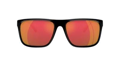 Shop Scuderia Ferrari Man Sunglass Fz6002u In Mirror Gold Red