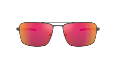 Shop Scuderia Ferrari Man Sunglasses Fz5001 In Mirror Red