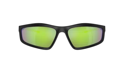 Shop Scuderia Ferrari Man Sunglasses Fz6007u In Lime Mirror Green