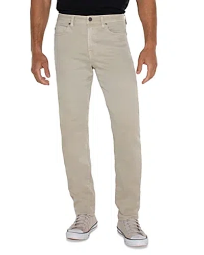 Liverpool Los Angeles Liverpool Regent Relaxed Straight Leg Twill Pants In Dove