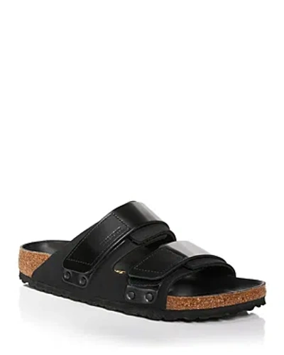 Shop Birkenstock Women's Uji Slide Sandals In Black