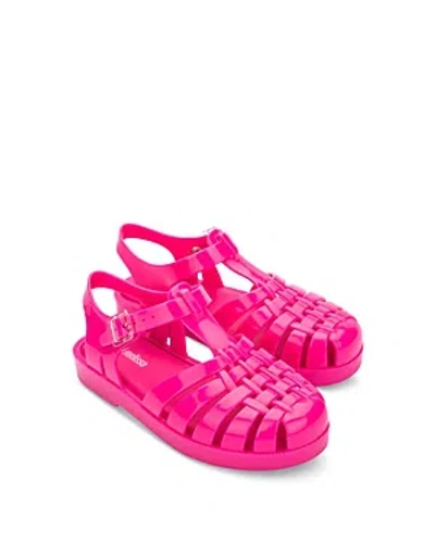 Shop Mini Melissa Girls' Mel Possession Shoes - Toddler, Little Kid, Big Kid In Dark Pink