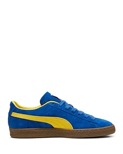 Shop Puma Men's Suede Terrace Sneakers In Blue