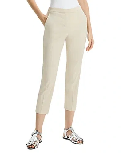 Shop Theory Treeca 'good Linen' Pull-on Pants In Straw
