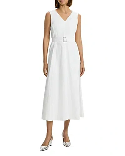 Shop Theory Sleeveless Midi Dress In White