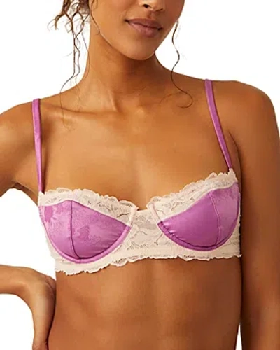 Shop Free People Spring Fling Underwire Bra In Radient Orchid Combo
