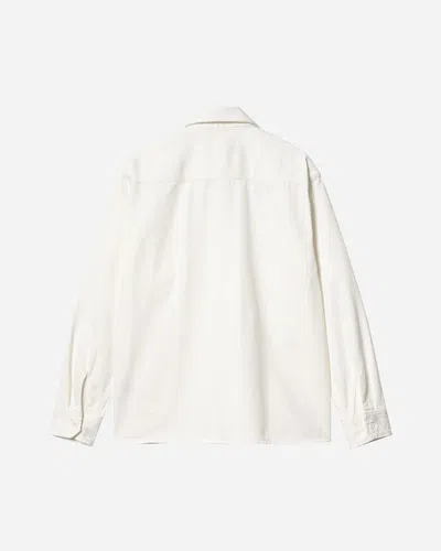 Shop Carhartt Rainer Shirt Jacket In White