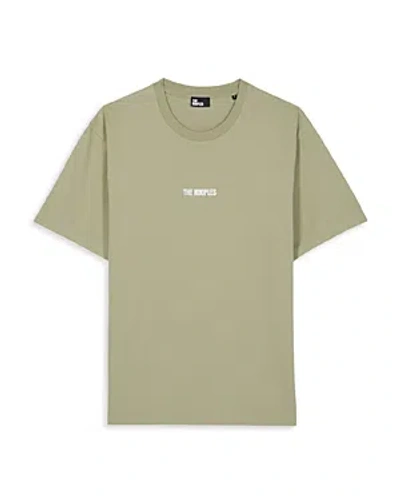 Shop The Kooples Cotton Graphic Tee In Khaki