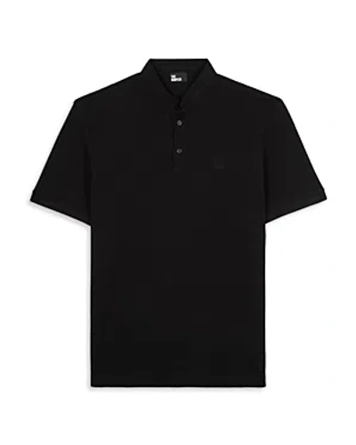 Shop The Kooples Short Sleeve Shirt In Black