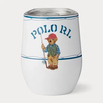 Shop Polo Ralph Lauren Home Fishing Polo Bear Small Tumbler In White